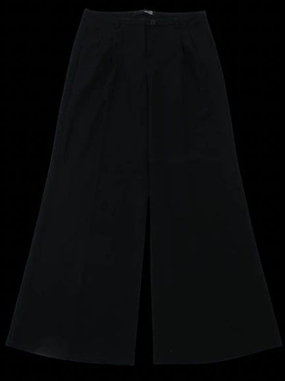 Excellent Love Moschino Black Wool Wide-Leg Pants Size M
