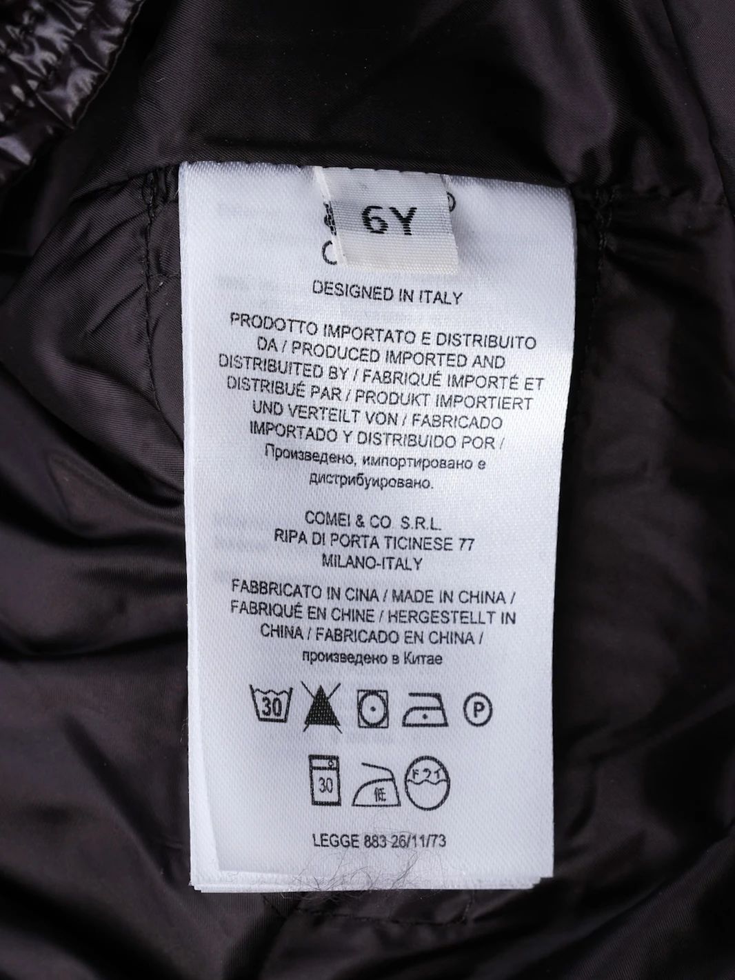 Excellent ADD Black Nylon Padded Snow Pants Size 6 for Kids