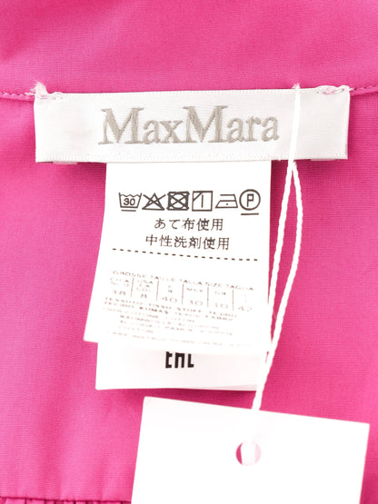 Excellent Max Mara Pink Cotton Tunic Shirt Size L Women