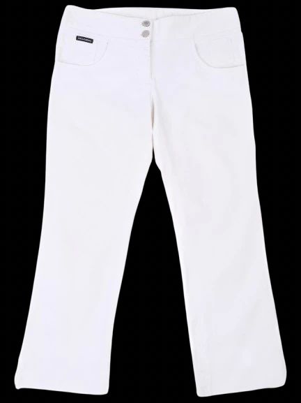 Excellent Dolce Gabbana White Cotton Women&