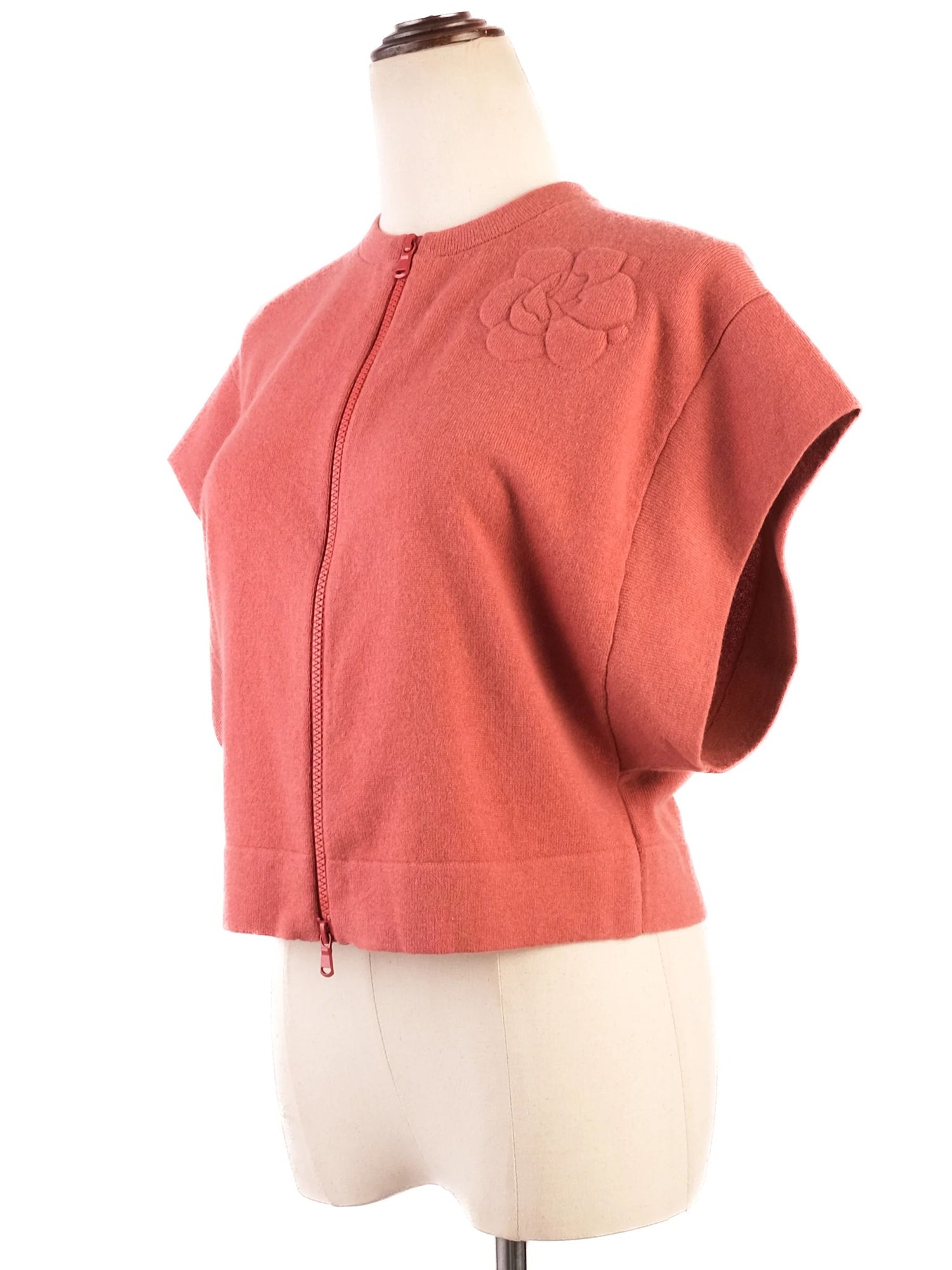 Excellent Brunello Cucinelli Orange Cashmere Sweater Size S