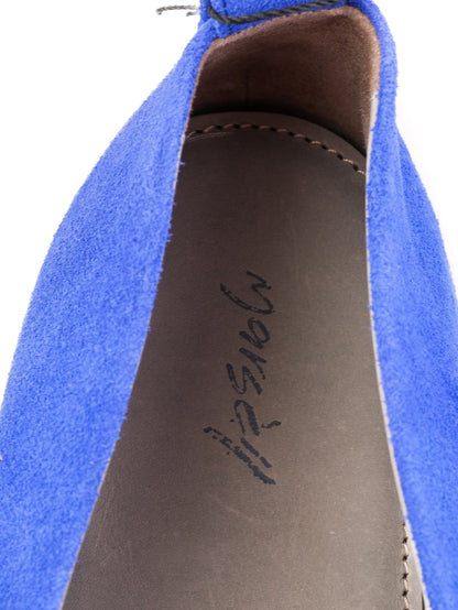 NEW Marseil Blue Suede Slip-On Shoes Size 38 for Women