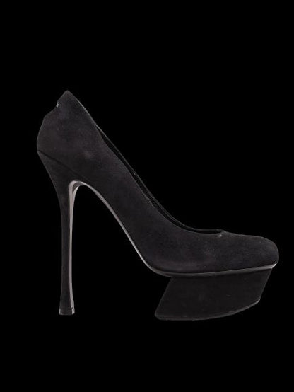 Good Nicholas Kirkwood Black Genuine Suede High Heels Size 37
