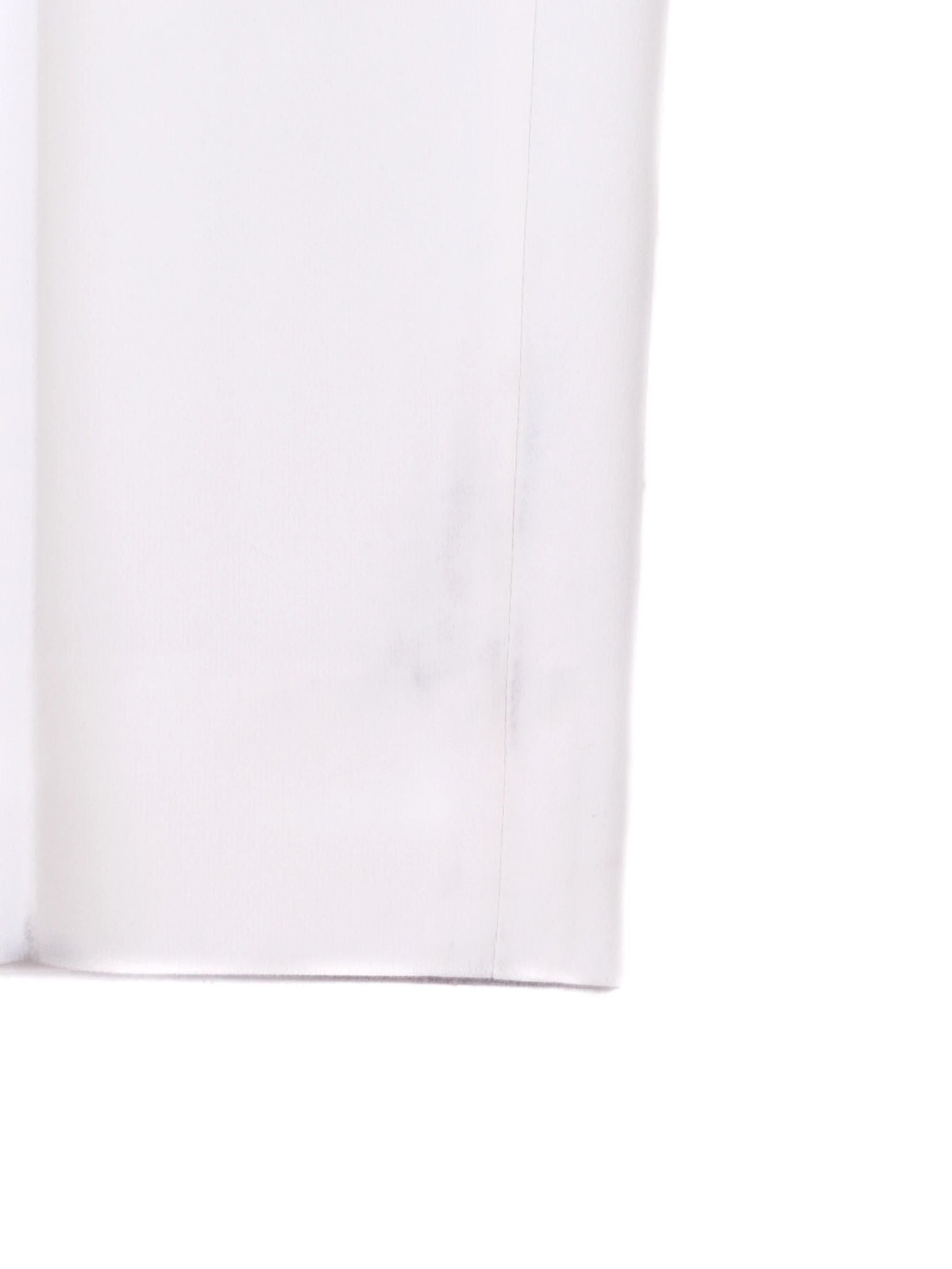 Good Moschino White Trousers Size M Triacetate Women