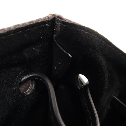 Loewe Canvas Shoulder Bag Black Canvas