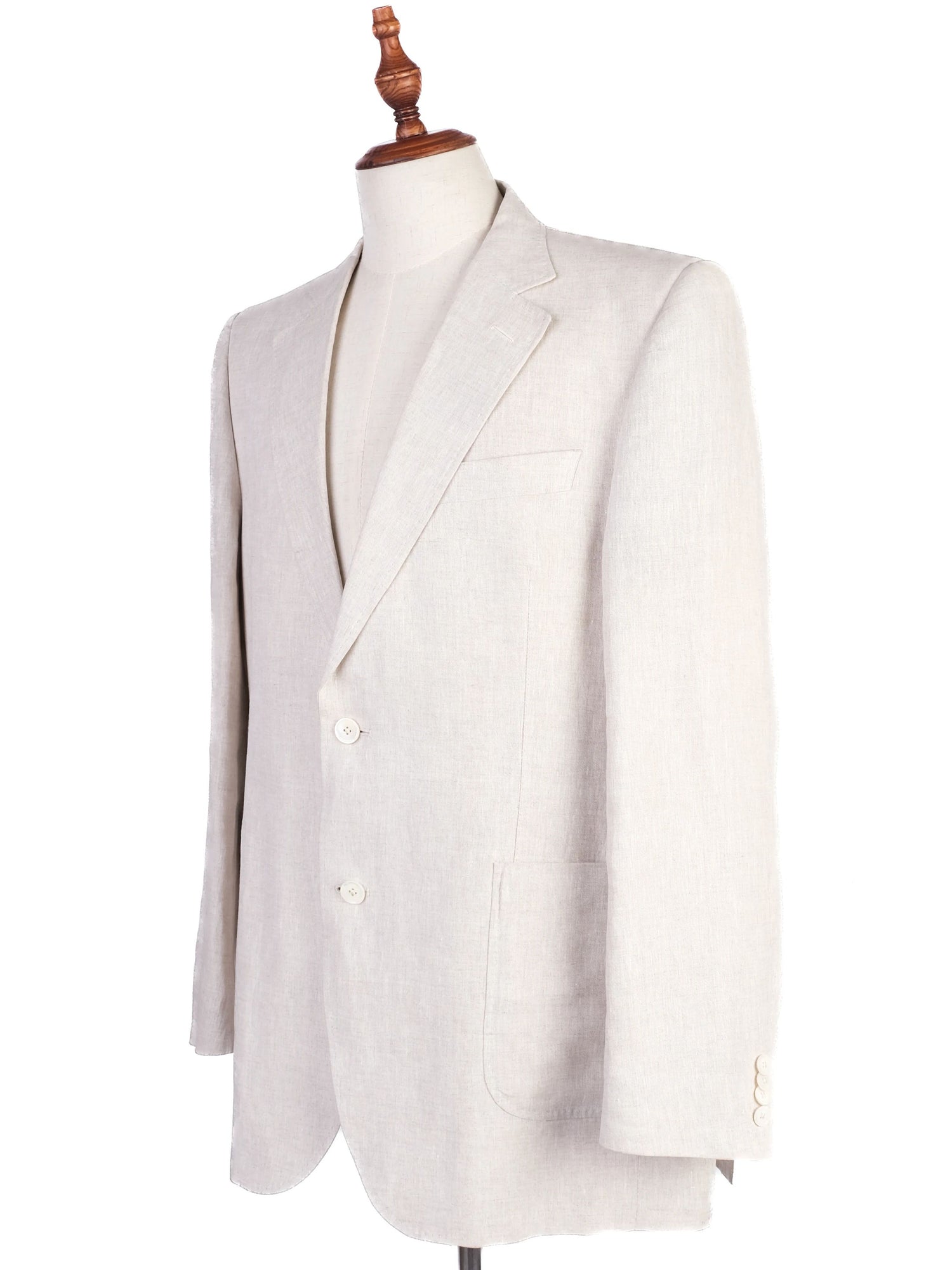 Excellent Patrick Hellman White Linen Blazer Size XXL for Men