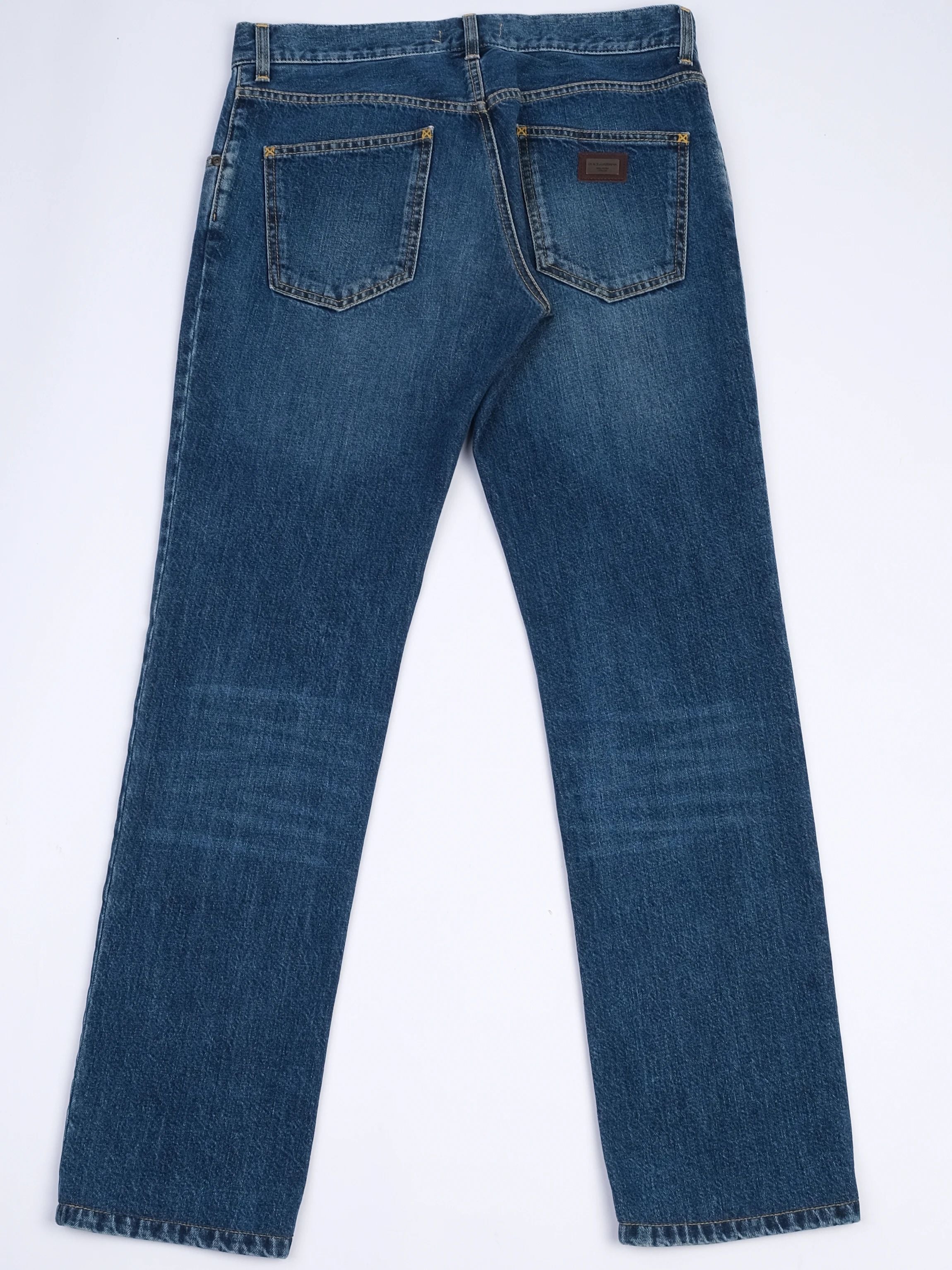 Excellent Dolce Gabbana Blue Denim Jeans Men Size N/A