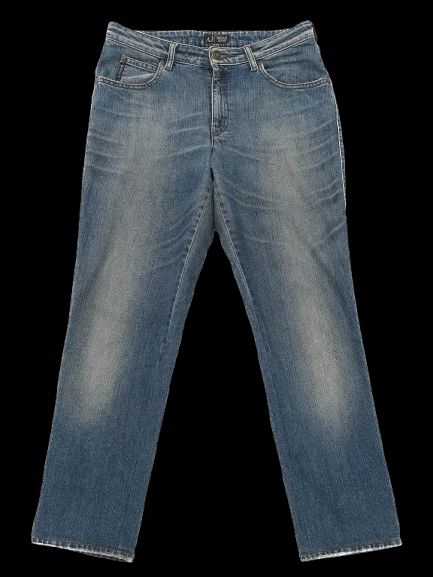 Excellent Armani Jeans Blue Denim Size L Women&