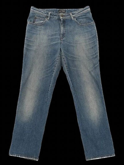 Excellent Armani Jeans Blue Denim Size L Women&