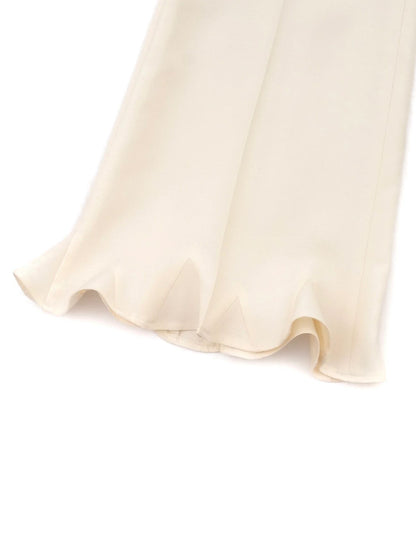 Excellent Stella McCartney Yellow Wool Flared Pants Size XS