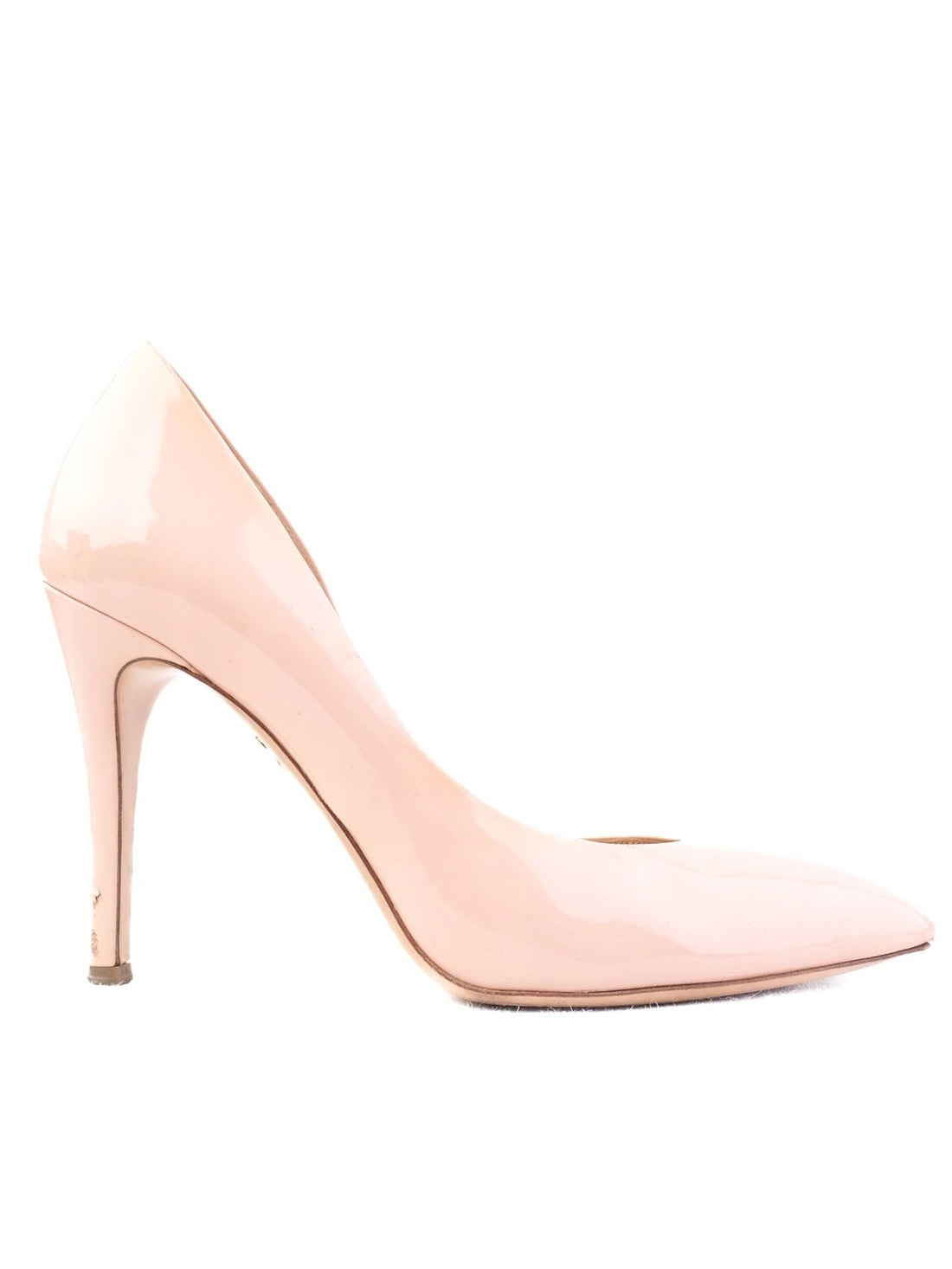 Charlotte Olympia Pink Leather High-Heeled Shoes Size 38.5