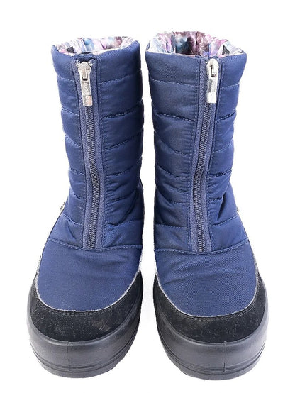 Excellent Jog Dog Blue Quilted Winter Boots Size 40 with Zip Closure