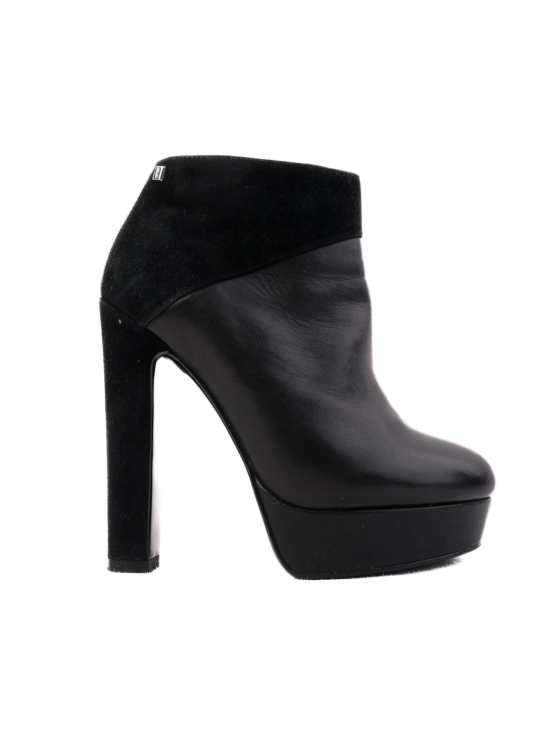 Good Antonio Biacci Black Leather Ankle Boots Size 37