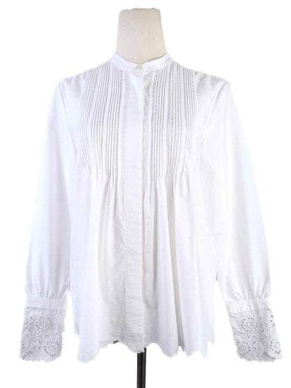 Weekend MaxMara White Cotton Blouse XS Excellent Condition