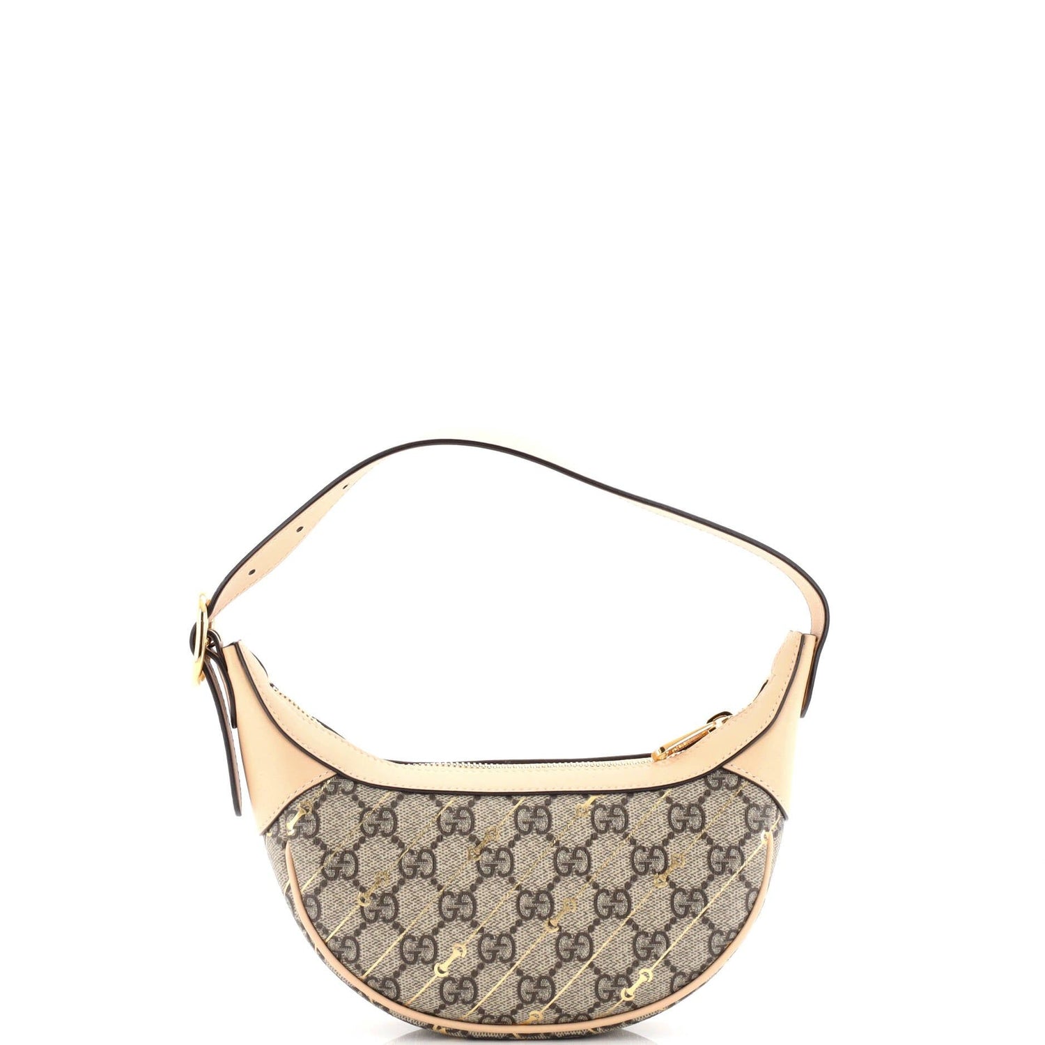 Gucci Ophidia Zip Hobo Print Gg Coated Canvas Mini