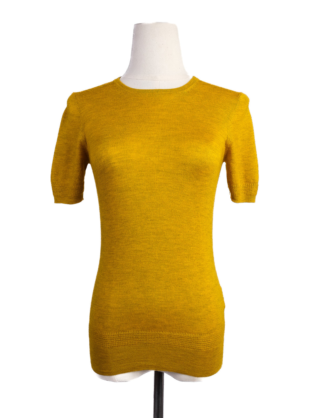 Excellent Etro Mustard Yellow Wool Sweater Size M for Women