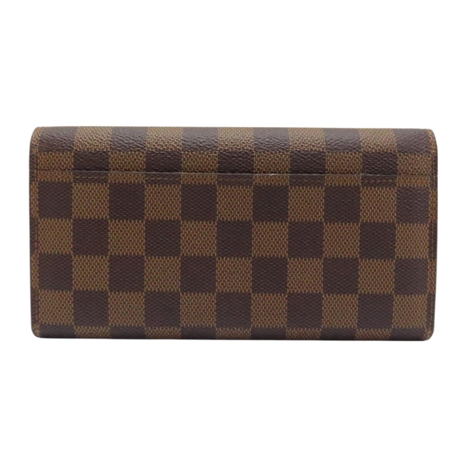 Louis Vuitton Sarah Wallet Damier Ebene Canvas N 63209