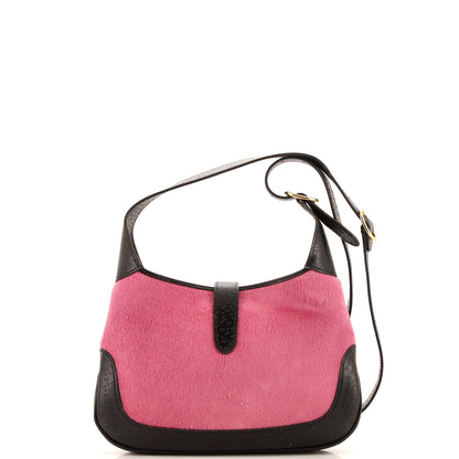 Gucci Jackie 1961 Hobo Calf Hair With Leather Mini