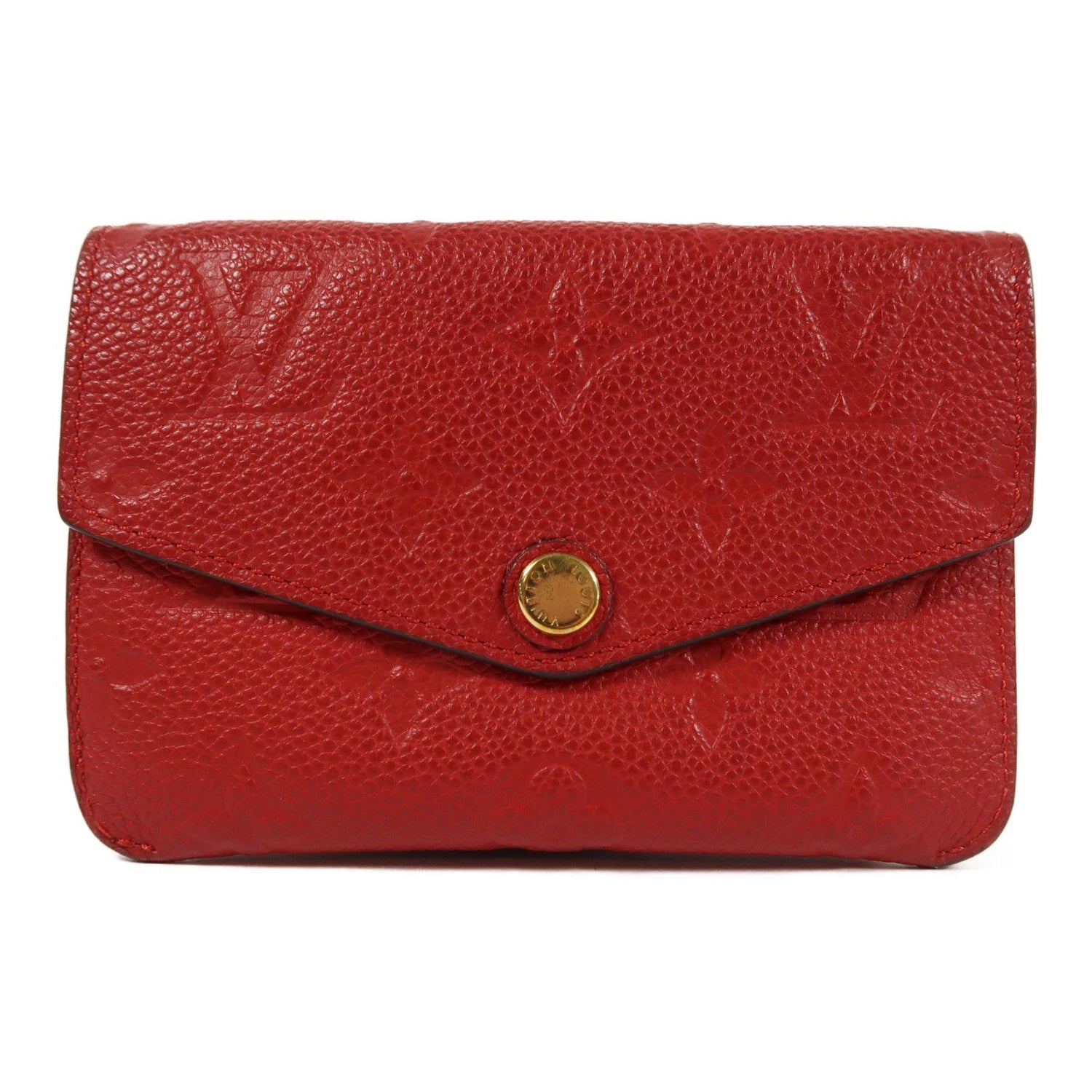 Louis Vuitton Empreinte Card Case Red Card Case M 60634