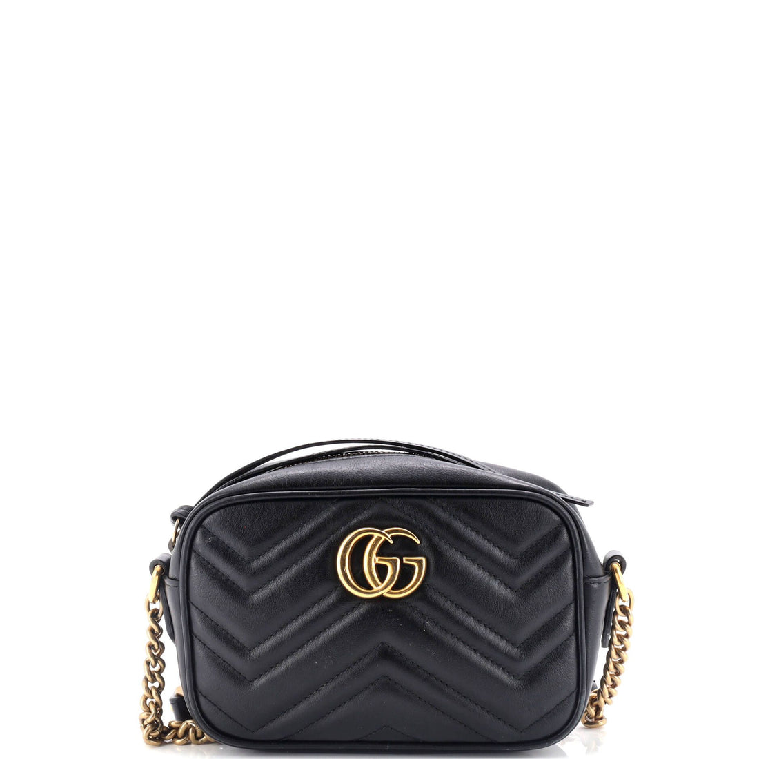 Gucci GG Marmont Shoulder Bag Matelasse Leather Mini