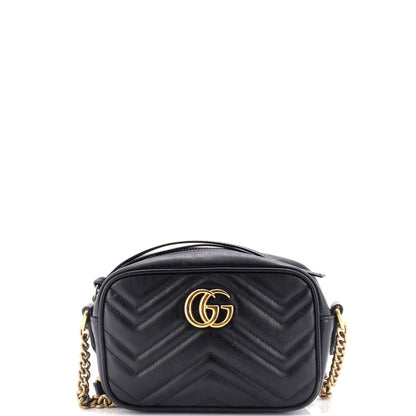 Gucci GG Marmont Shoulder Bag Matelasse Leather Mini