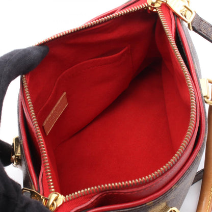 Louis Vuitton Palas Bb Cerise Brown Red Handbag M 41241