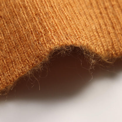 Chanel Orange With Pearl Knit Cashmere Moheya P 50015k 06342