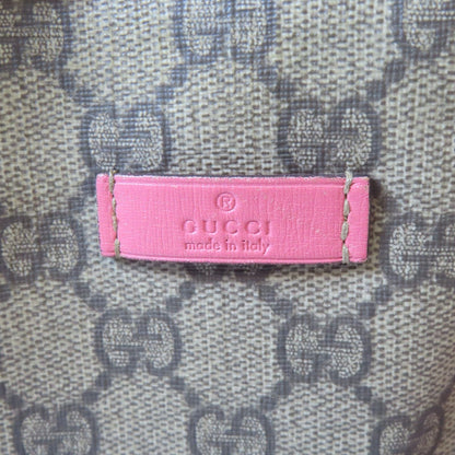 Gucci Gg Supreme Tote Bag Pvc Canvas Brown 197953