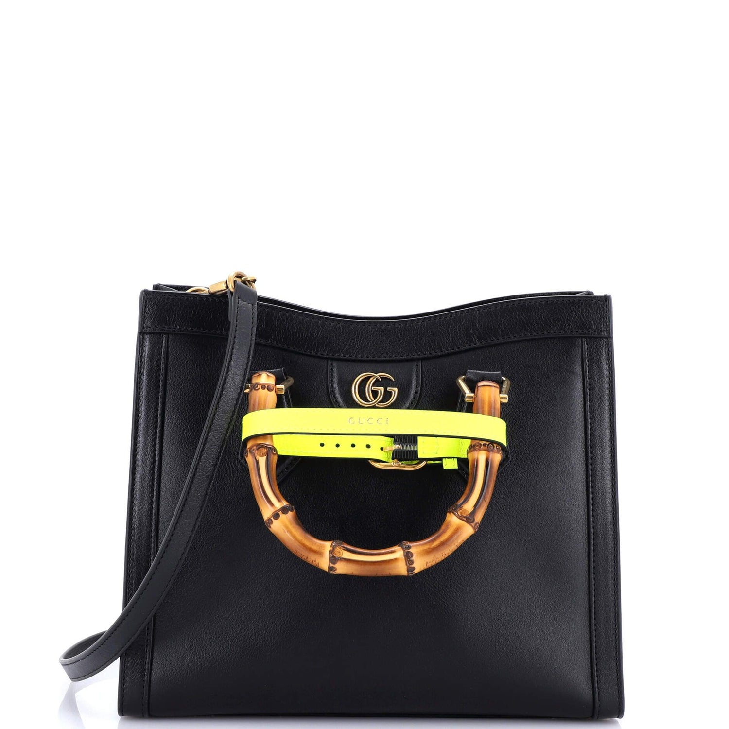 Gucci Diana Nm Bamboo Handle Tote Leather Small