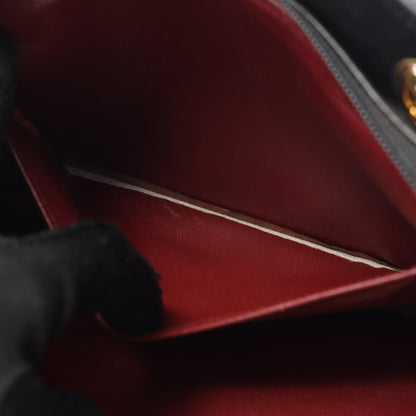 Chanel Black Matelasse Handbag Lambskin (sheep Leather)