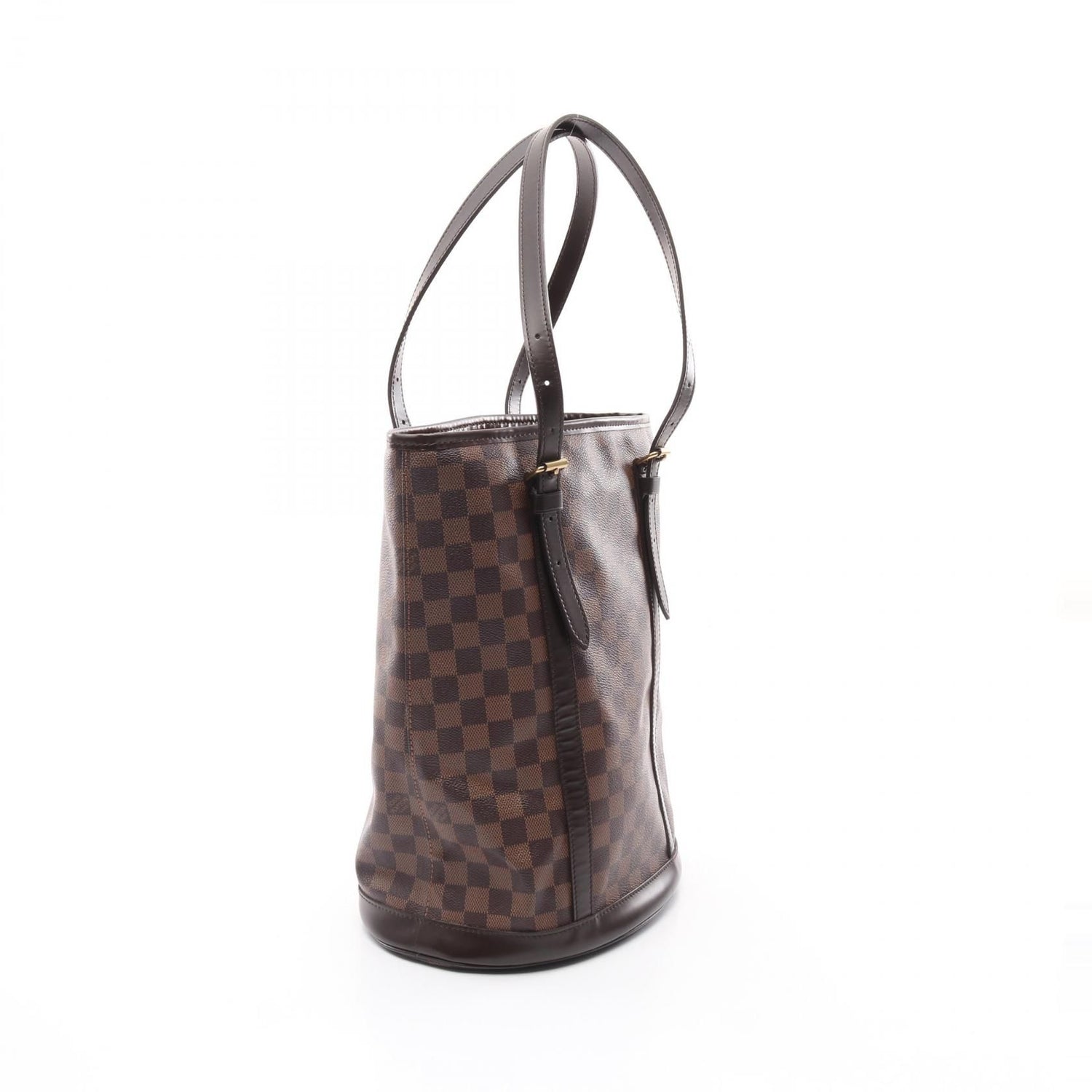 Louis Vuitton Bucket Gm Ebene Brown Shoulder Bag N 42236