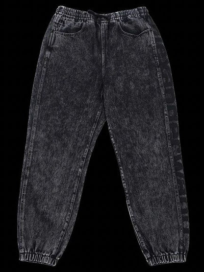 Excellent Alexander Wang Gray Cotton Joggers Women Size Adjustable