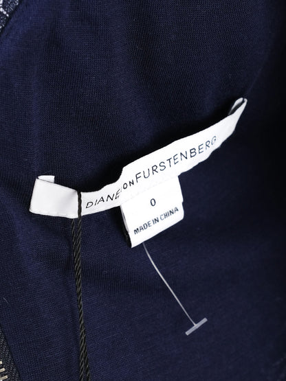 Excellent Diane von Furstenberg Purple Lace Dress Size XS