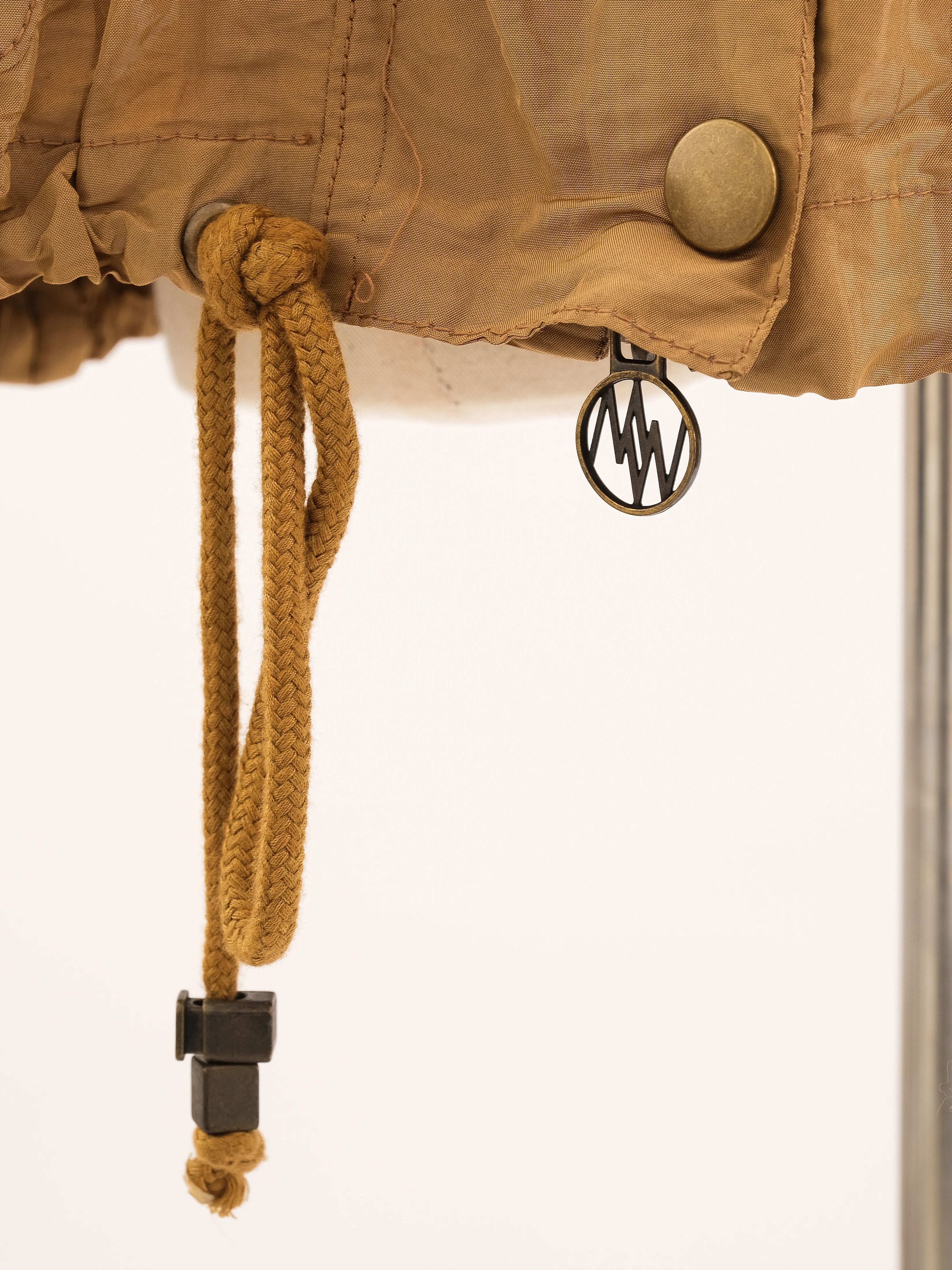 Excellent Brown Jacket with Fur Collar Size S WomenÕs Polyester