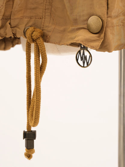 Excellent Brown Jacket with Fur Collar Size S WomenÕs Polyester