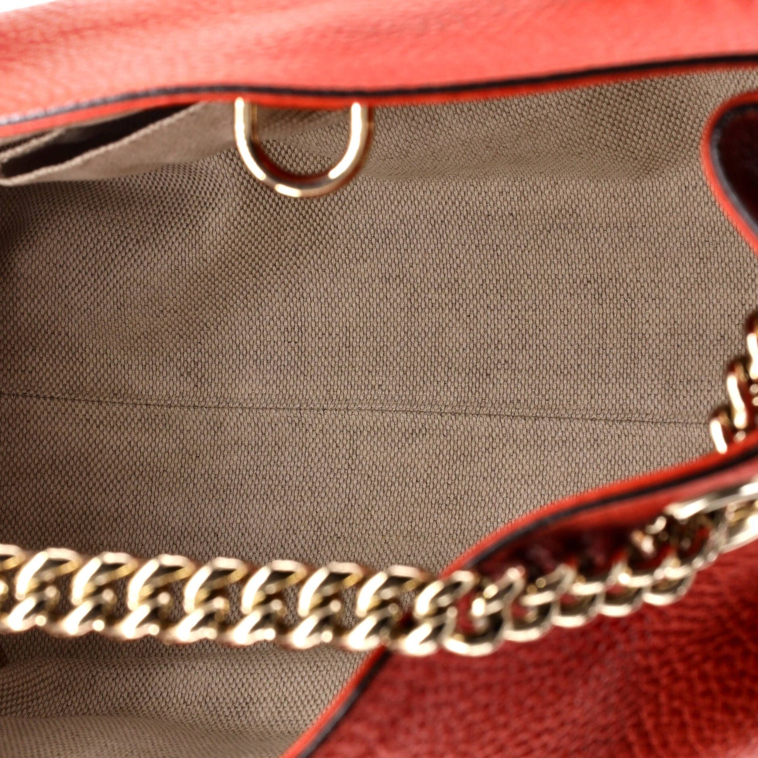 Gucci Soho Chain Strap Shoulder Bag Leather Medium