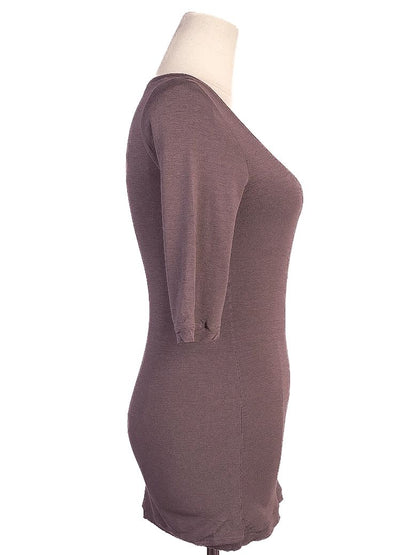 Excellent Patrizia Pepe Purple Viscose Long Sleeve Shirt Size S