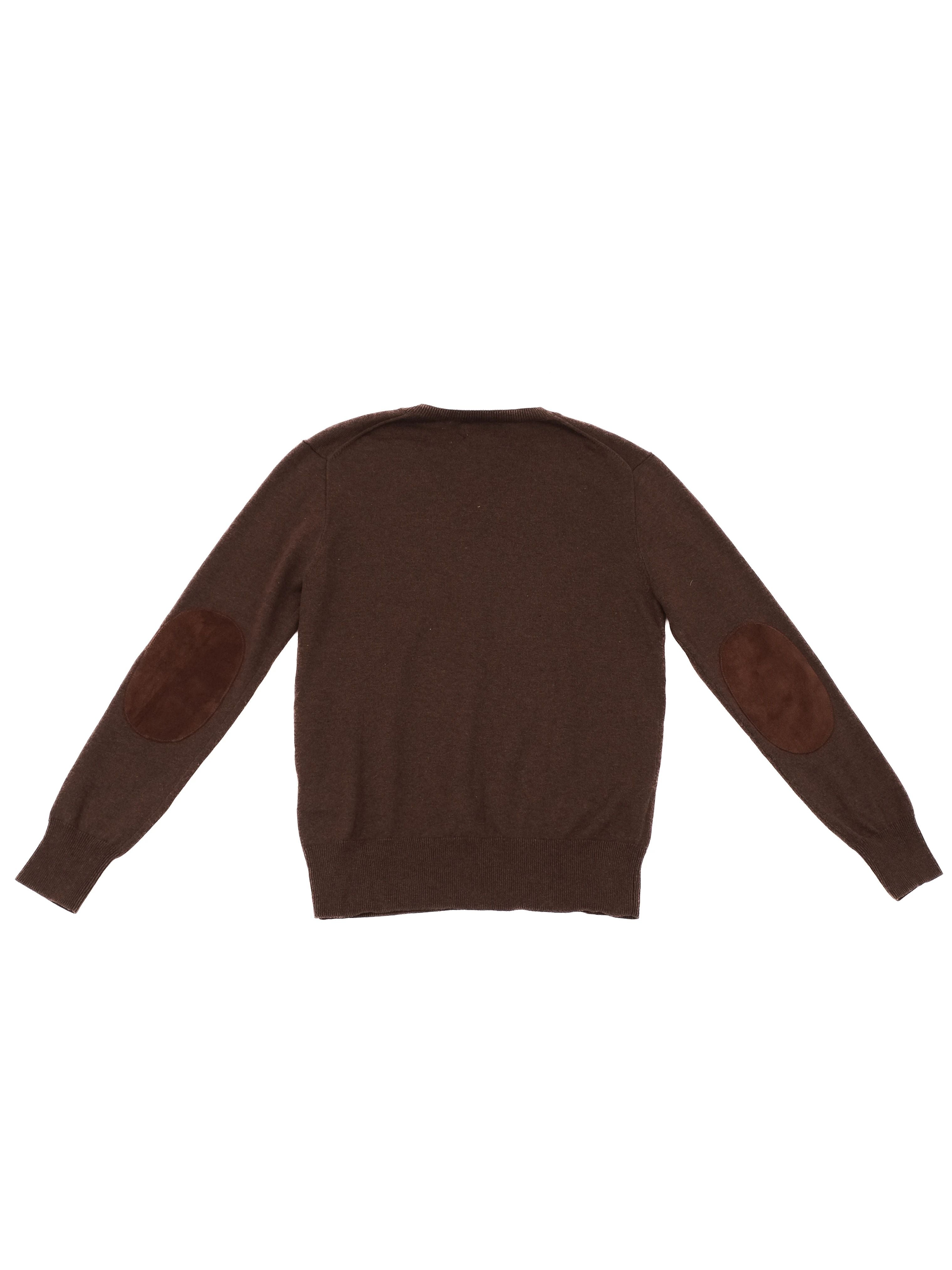 Excellent Polo Ralph Lauren Orange Cotton V-Neck Sweater Size 14 Kids