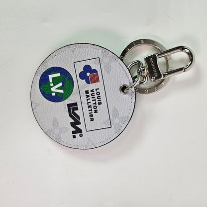 Louis Vuitton Round Illustre Keyhold Gray Monogram Logo Story