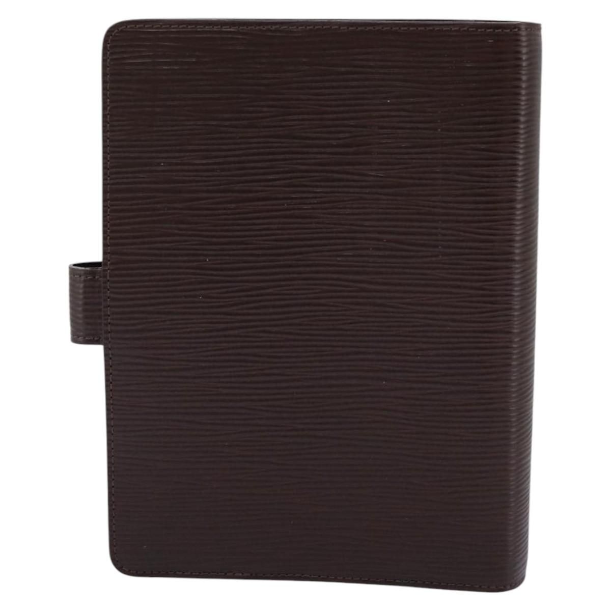 Louis Vuitton Epi Agenda Mm Day Planner Cover Mocha R 2004d Lv Auth