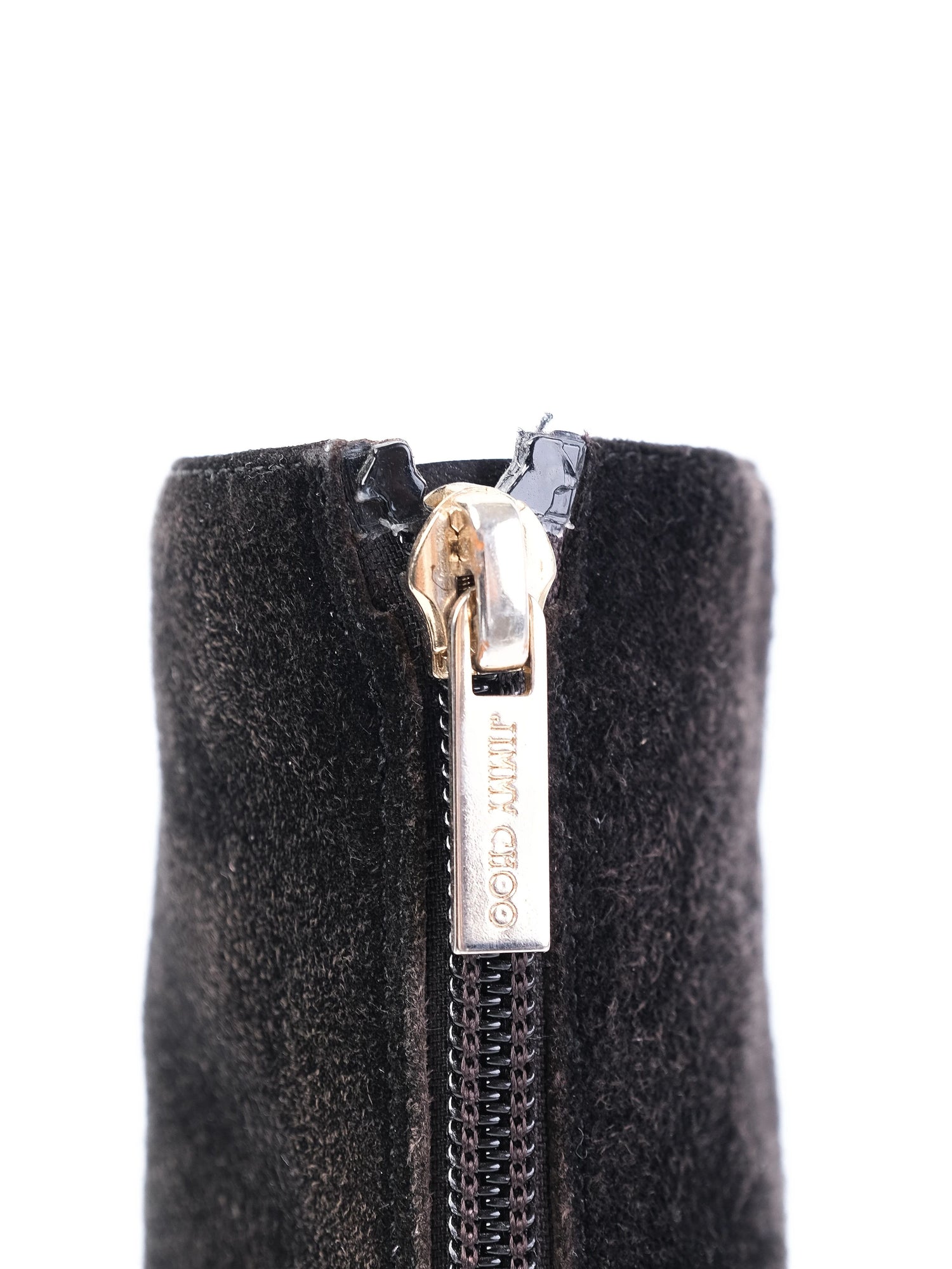 Excellent Jimmy Choo Black Suede Ankle Boots Size 36