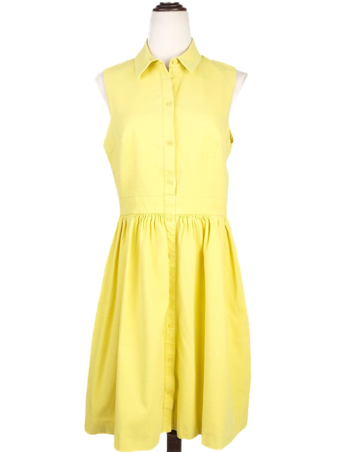 Excellent Karen Millen Yellow Sleeveless Dress Size L
