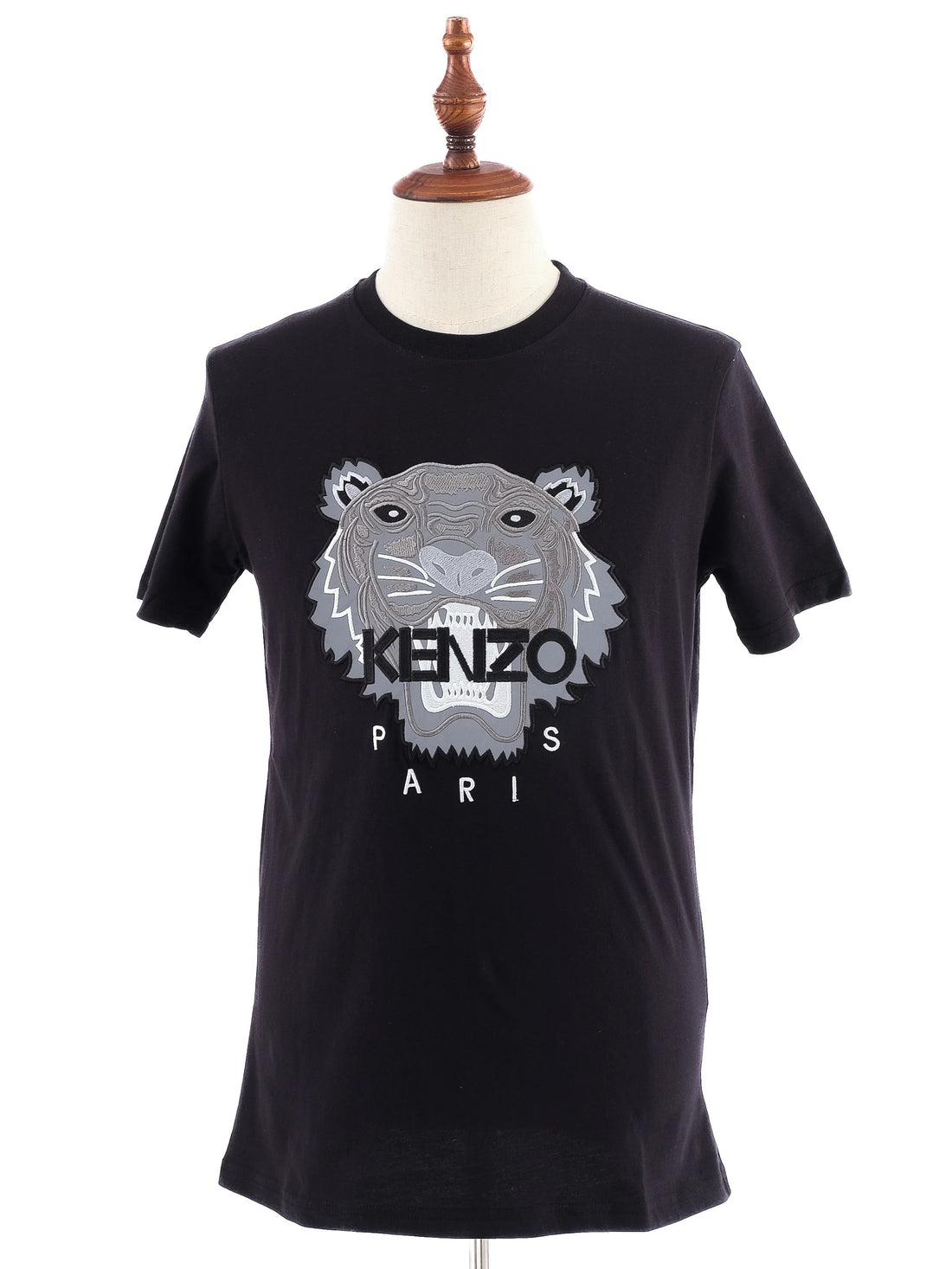 Excellent Kenzo Black Graphic Tiger T-Shirt Size S Men