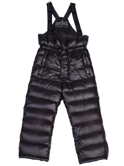 Excellent ADD Black Nylon Padded Snow Pants Size 6 for Kids