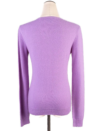 Good Ralph Lauren Purple Cashmere Sweater Size M for Women