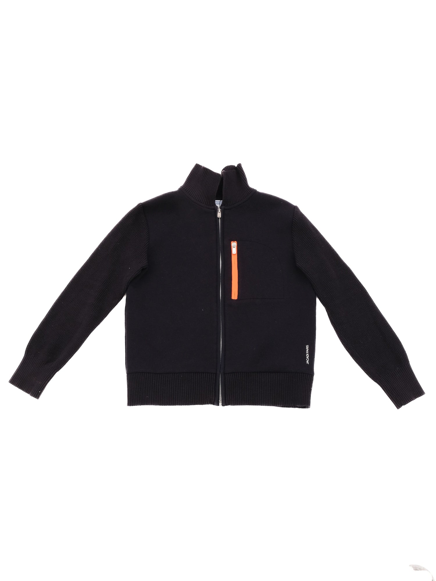 Excellent Jacadi Blue Jacket Size 12A Polyester Zippered Kid&