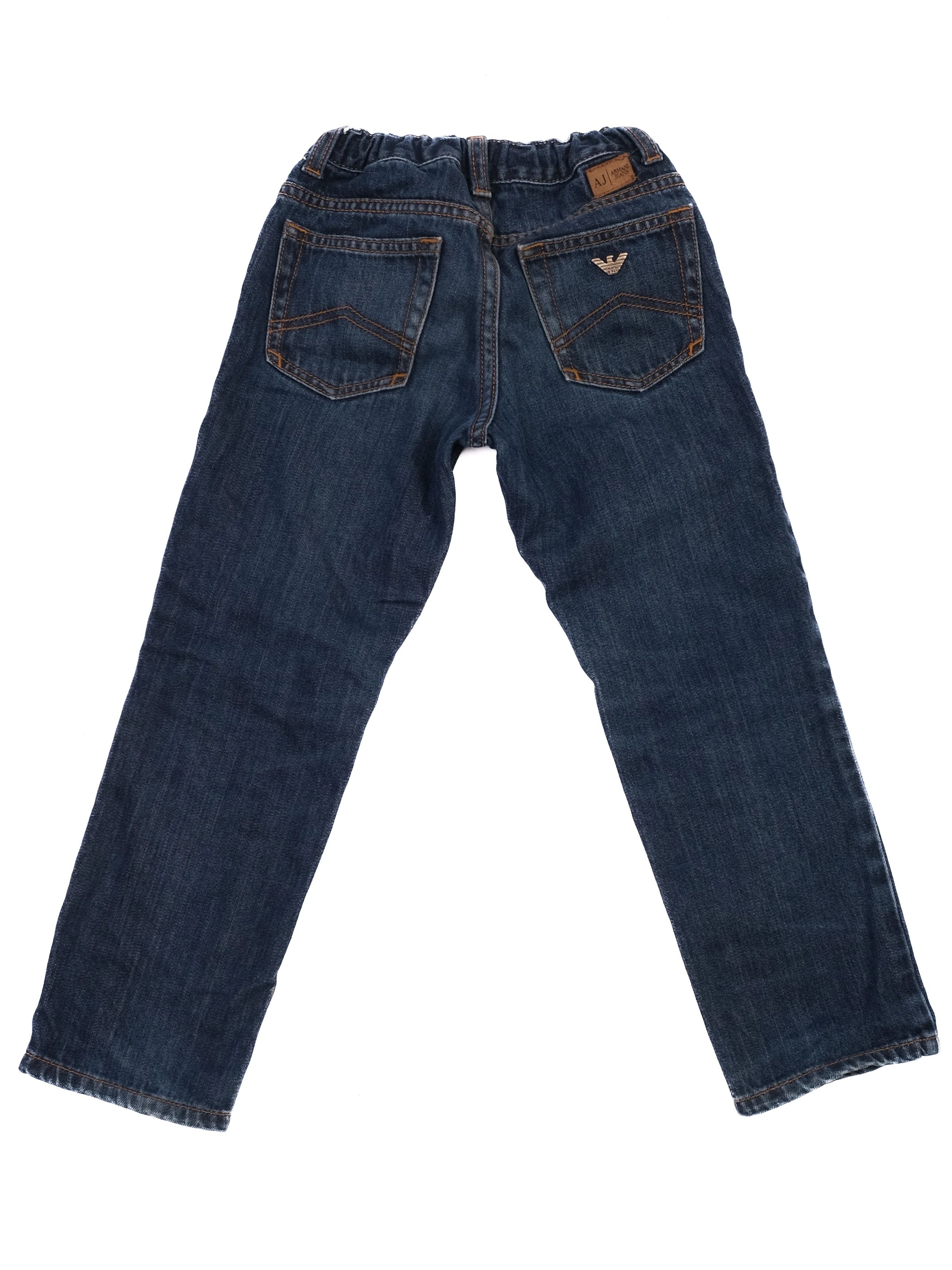 Excellent Armani Junior Blue Cotton Jeans Size 5 for Kids