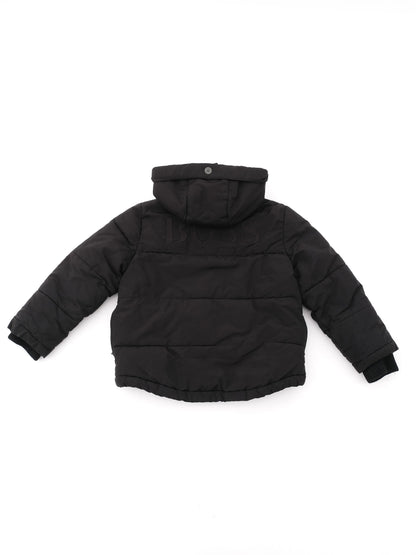 Excellent Hugo Boss Black Padded Jacket with Hood for Kids Size 5