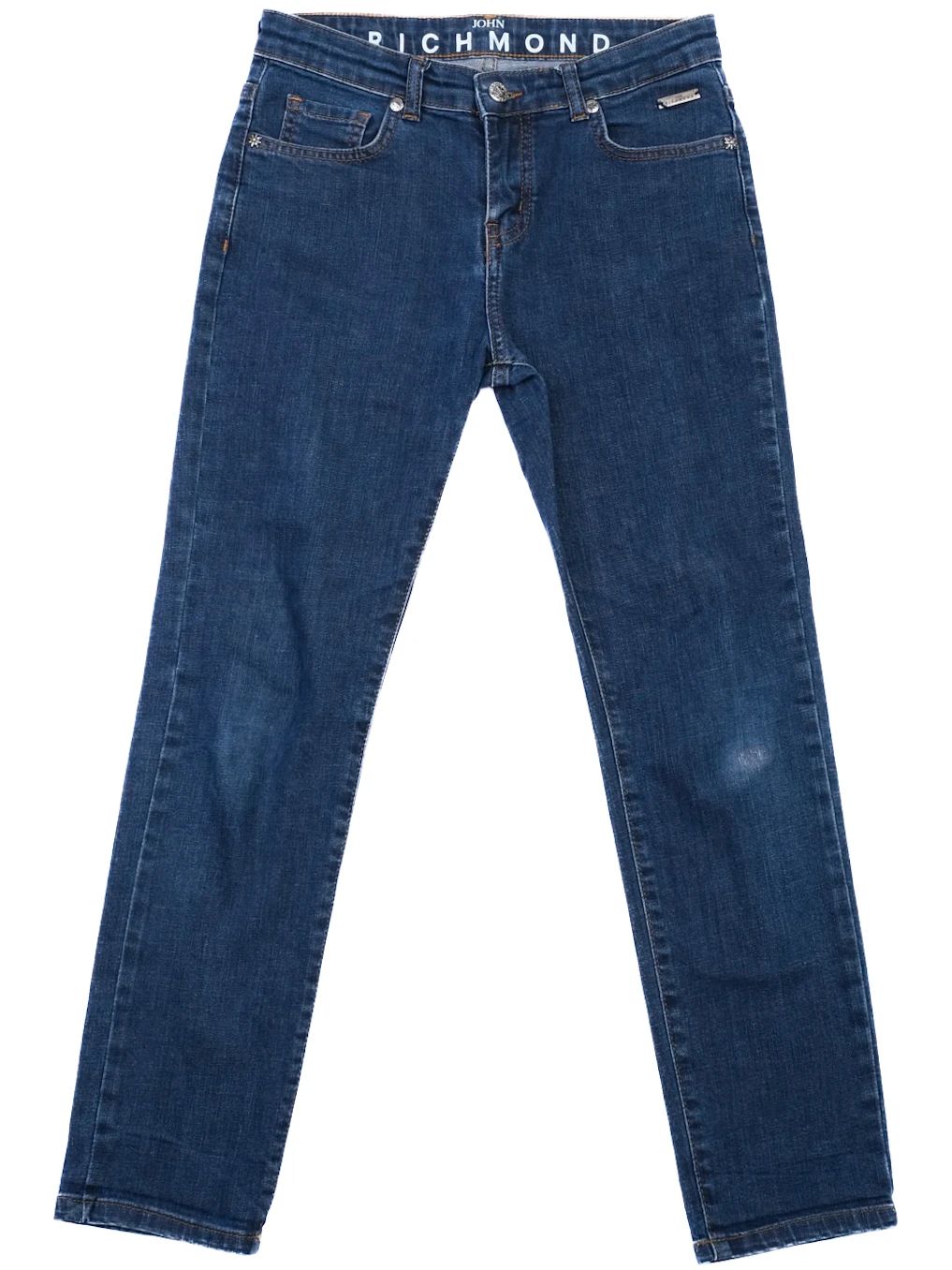 Excellent Richmond Blue Jeans for Kids Size 12 Cotton Natural