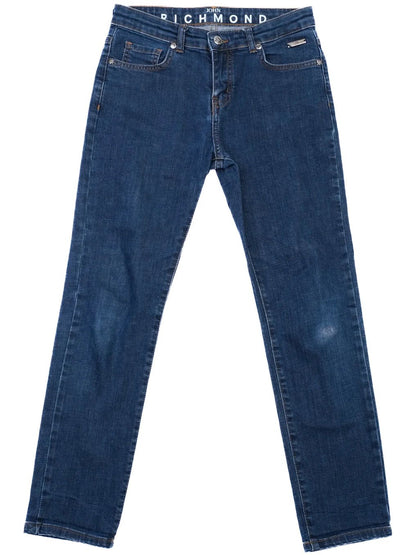 Excellent Richmond Blue Jeans for Kids Size 12 Cotton Natural